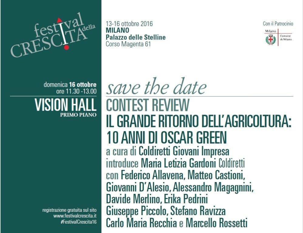 SCIARRdAlesio's tweet photo. #SavetheDate 
Festival della crescita di #Milano, intervento di @GioDalesio @coldirettiab @ColdirettiG #Festivaldellacrescita @coldiretti https://t.co/jHYFgXX60X