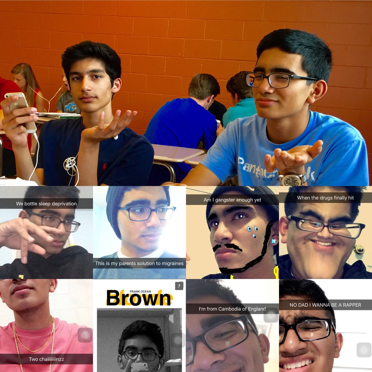 U a bum
U ain't no fun
U didn't join DECA
U whiter than a Nun
From math w/Holiday
To 3am life lessons
To chem days
Happy Birthday <a href="/parask99/">not the one that you think</a>