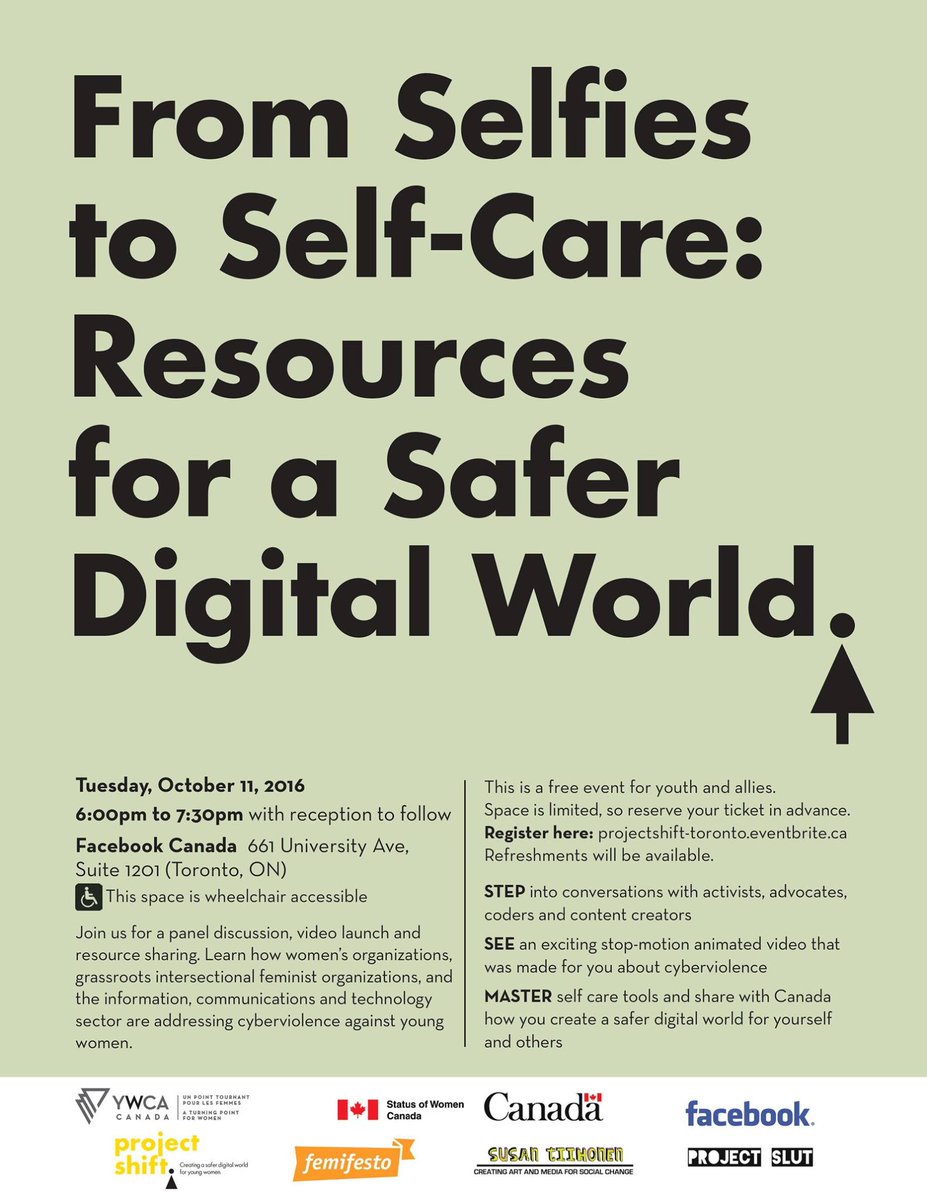 farrahsafiakhan's tweet photo. Tonight be part of the conversation to end #cyberviolence #InternationalDayoftheGirl. Livestream panel starts at 6.  https://t.co/wJm4VMq1at https://t.co/brLMYQtCd8