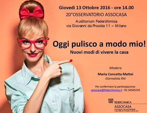PulitieFelici's tweet photo. Con @GfK_Italia e #mariaconcettamattei parleremo del rapporto delle famiglie con la #pulizia della casa negli ultimi 10 anni. #Osservatorio https://t.co/wRvV4oby8E