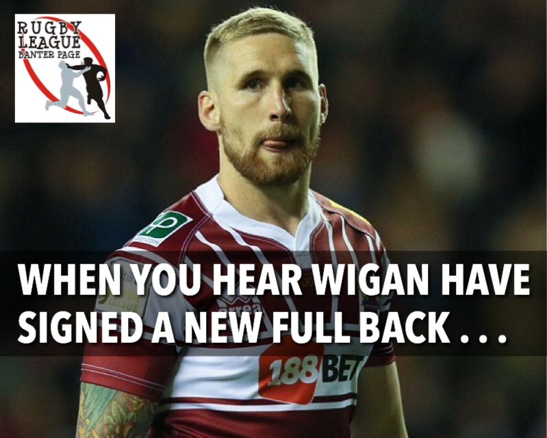 RLBP_'s tweet photo. When you hear Wigan have signed a new full back . . . #WiganWarriors #Escare https://t.co/2j0fqTDsLc