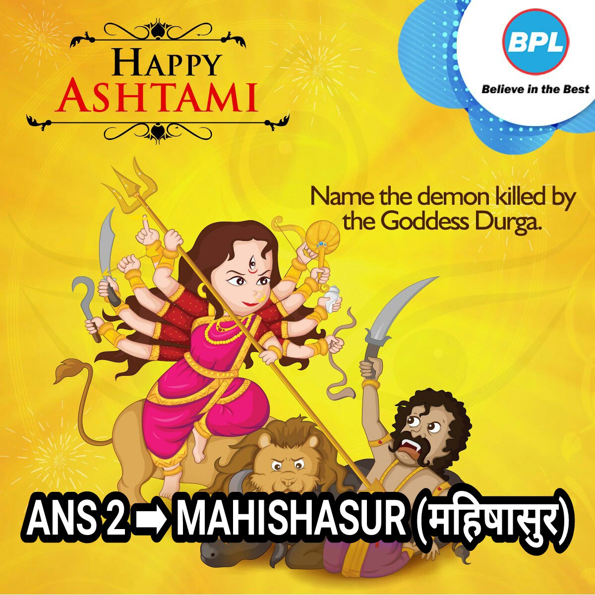 ravimoon64's tweet photo. @BPLTV_IN
⏺A1】GARBA
⏺A2】MAHISHASURA
⏺A3】NINE FORMS
⏺A4】RAVANA
#DussehraWithBPL https://t.co/J7pC72RiGU