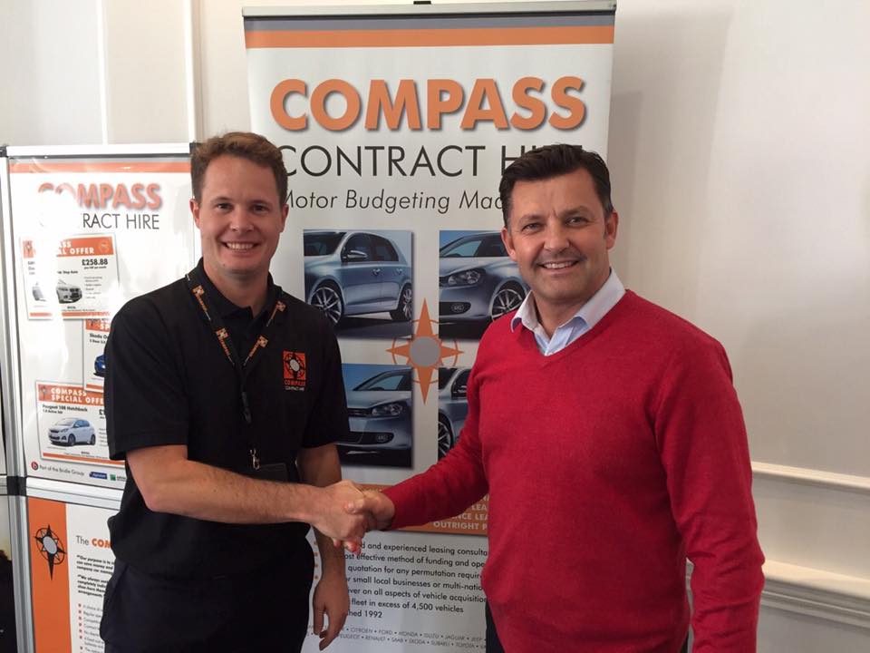 Ray Khan (Foundation Patron) today invited Nicky banger to his prestige car drive experience with compass leasing at cams hall, Fareham.