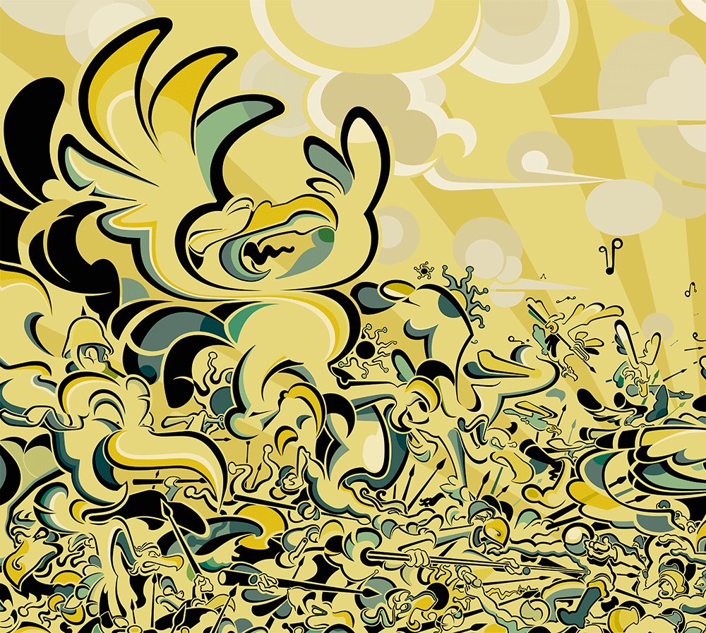 nickelironcore's tweet photo. Who wins the day? Space Monkeys or Violent Birds?https://t.co/M4I7RePa0u #art #contemporaryart #modernart #surreal #Surrealismo #HardMotion https://t.co/9vkPGmXIcC