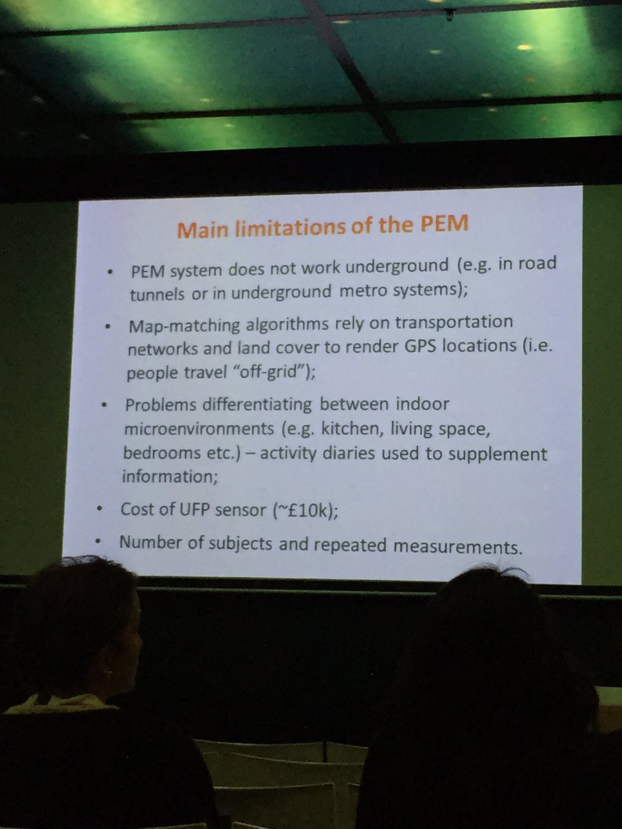 elianiezani's tweet photo. Main limitations highlighted for personal exposure #airmonitoring during day 2 #ises2016 conference. #airpollution https://t.co/gFvLUJtwTQ