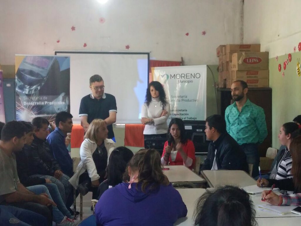 morenoproduce's tweet photo. #GestiónWalterFesta 1er Taller Orientación Laboral para Personas con Capacidades diferentes. Programa PROMOVER @dibattistajesic https://t.co/x9eIjq5N56