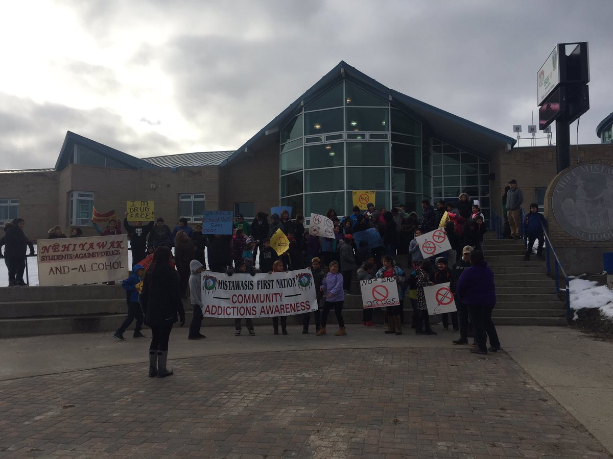 StoonTribalCncl's tweet photo. #AddictionsAwareness #Walk #Mistawasis #Nihiyawak https://t.co/fMlu6KOMgl