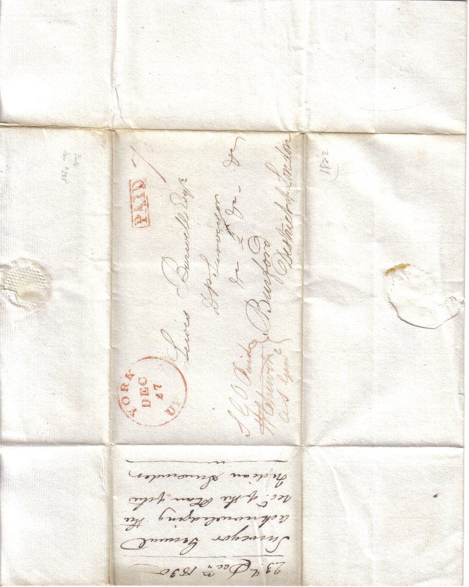vrbppShow's tweet photo. Vancouver. December 1830 #raredocument from Chewett to Burwell regarding "Indian purchase" at #Brantford #CdnHeritage #vrbppshow https://t.co/Zz7YiSZ6WA