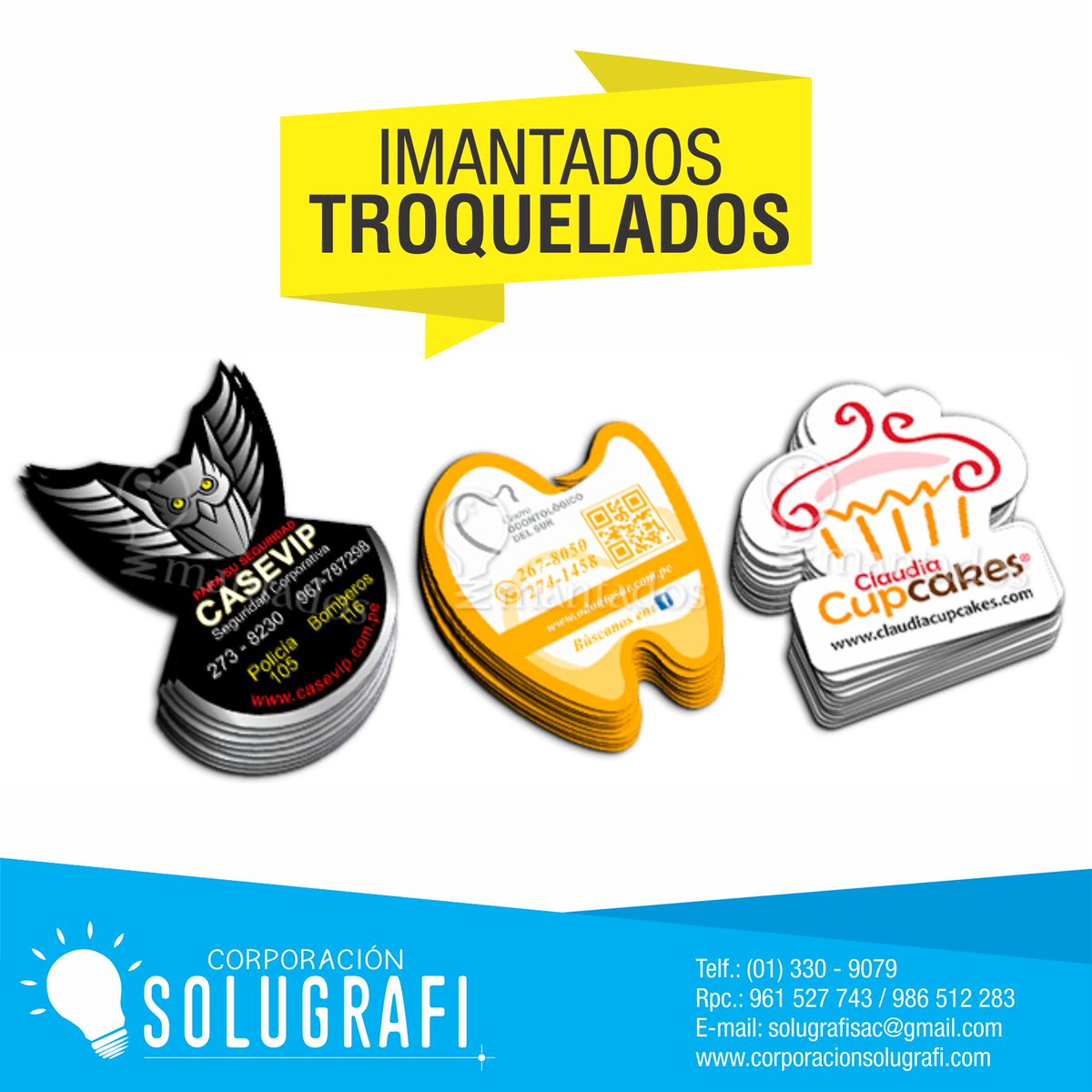 Imantados #Publicitarios #Troquelados #Solugrafi ☎ (01) 330 9079 / 961 527  743 ~ 986 512 283 ✉ solugrafisac@gmail.com, image size:1200x1200