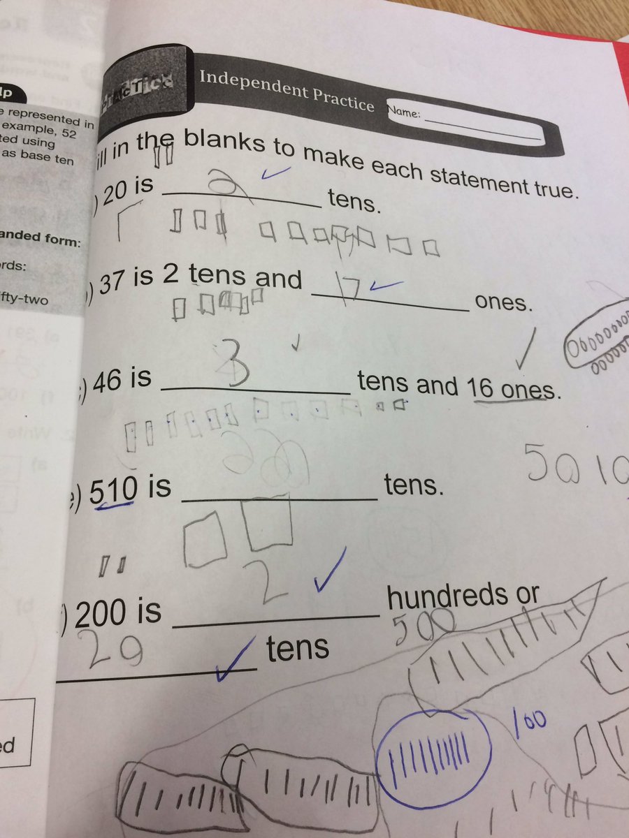 MsvanderHoff's tweet image. - we are finally getting it! We can rename numbers and show the relationship between 1, 10 and 100! #placevaluefun #tvdsbmath