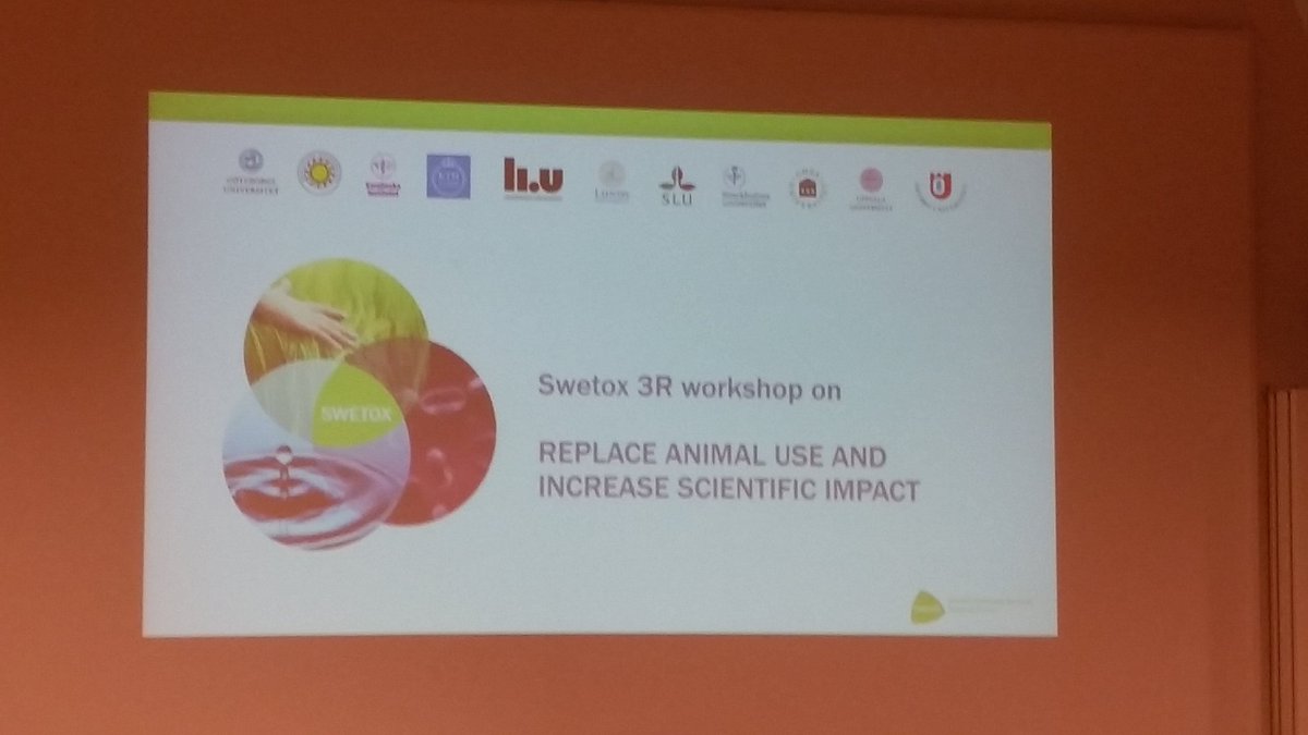 giedre_indeed's tweet photo. Intresting day in Stockholm discussing 3Rs at #swetox workshop #3Rforreal! https://t.co/M4FBbqIlDs