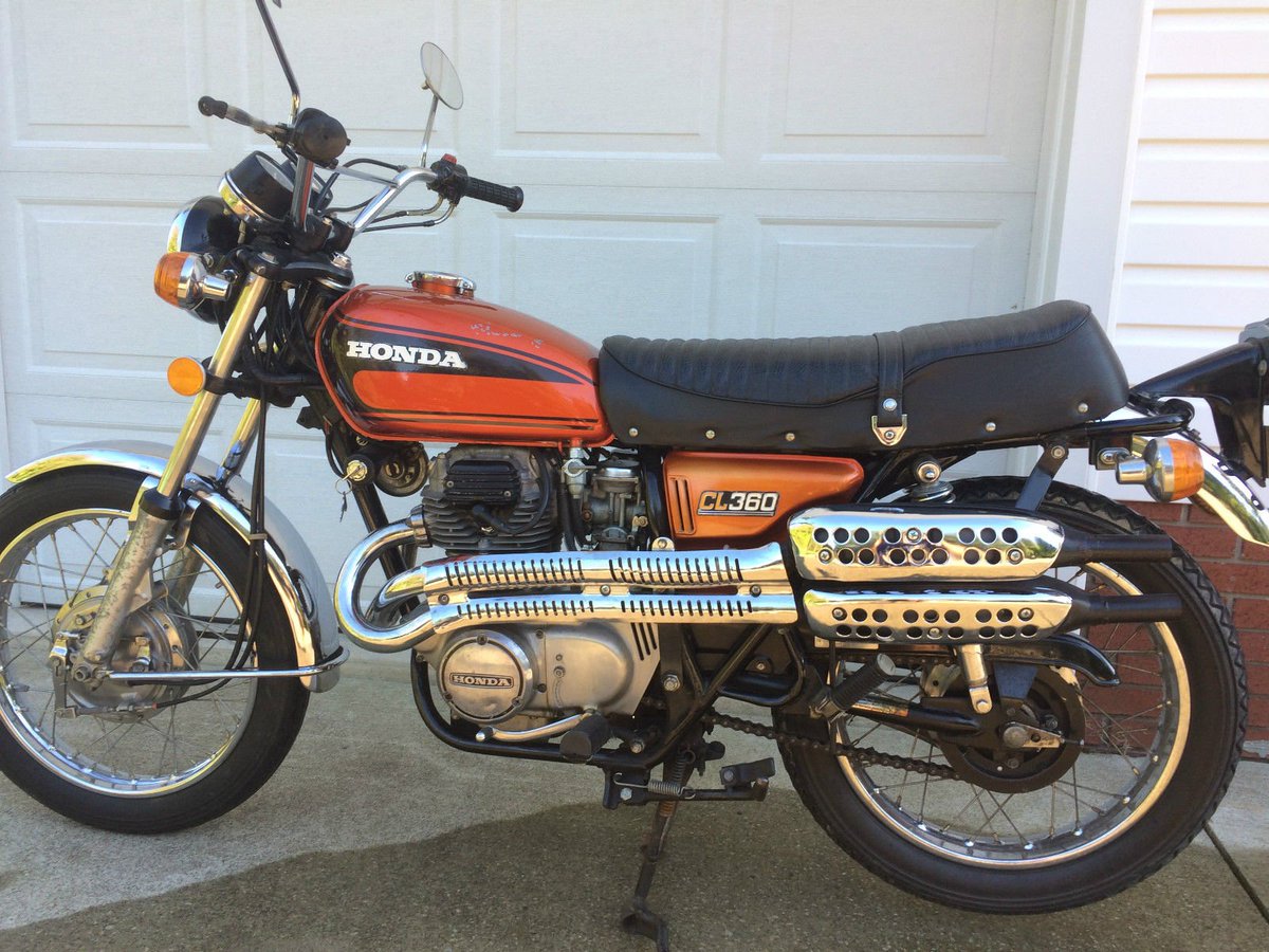 rocker_co's tweet photo. Finders: 1975 Honda CL360 Scrambler via @rocker_co https://t.co/7wt8ZvIx18 #motorcycleforsale #scrambler #classicbike #hondacl #cl360 https://t.co/kGgnXDbTJN