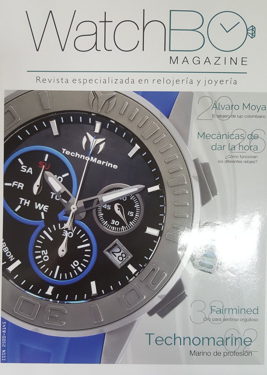 CLARAROJASG's tweet photo. Gracias @watchBO por ejemplar https://t.co/yNh8MPscD5