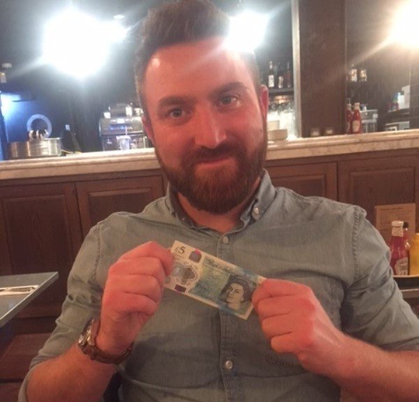 CHSW's tweet image. Don’t worry about the new £5, we’re quite happy to have your old ones as well! #firstfiver #CharityTuesday