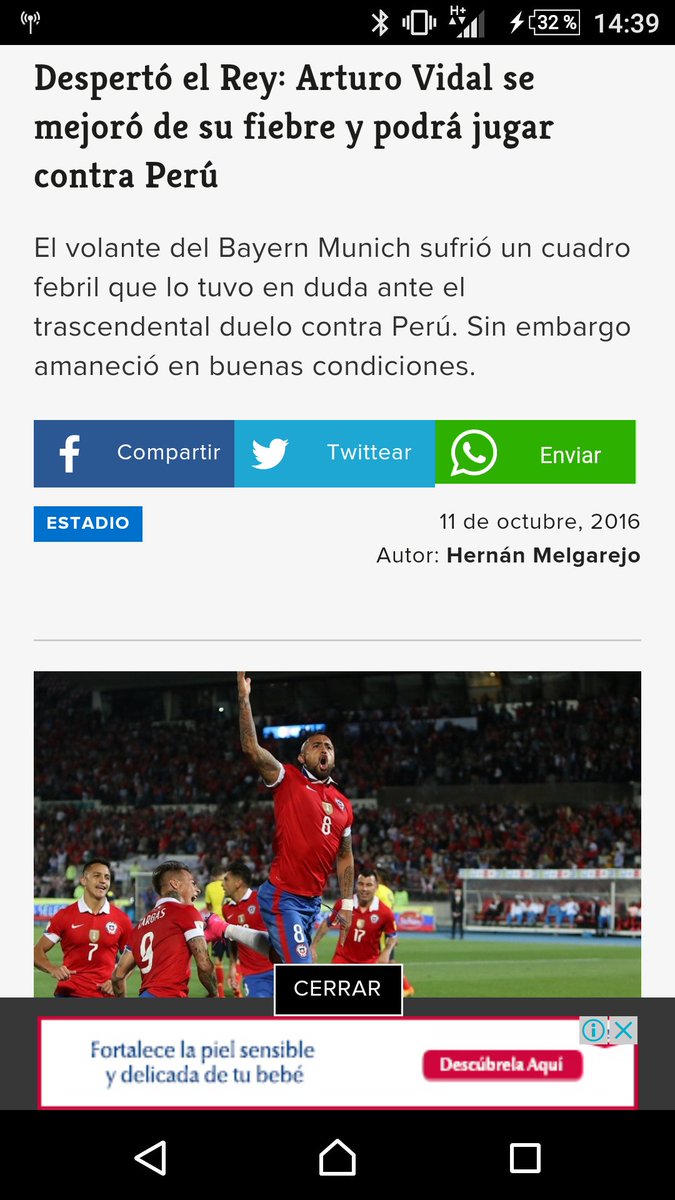 DavidMotoChile's tweet photo. Mejorate @kingarturo23 x la Chucha 👏👏👏 de aqui en adelante vamos a ganarle a todos los qliaos!!! Aguante Chile ⚽⚽⚽🎉🎉🎉🏆🏆 https://t.co/p4HVk3xhns