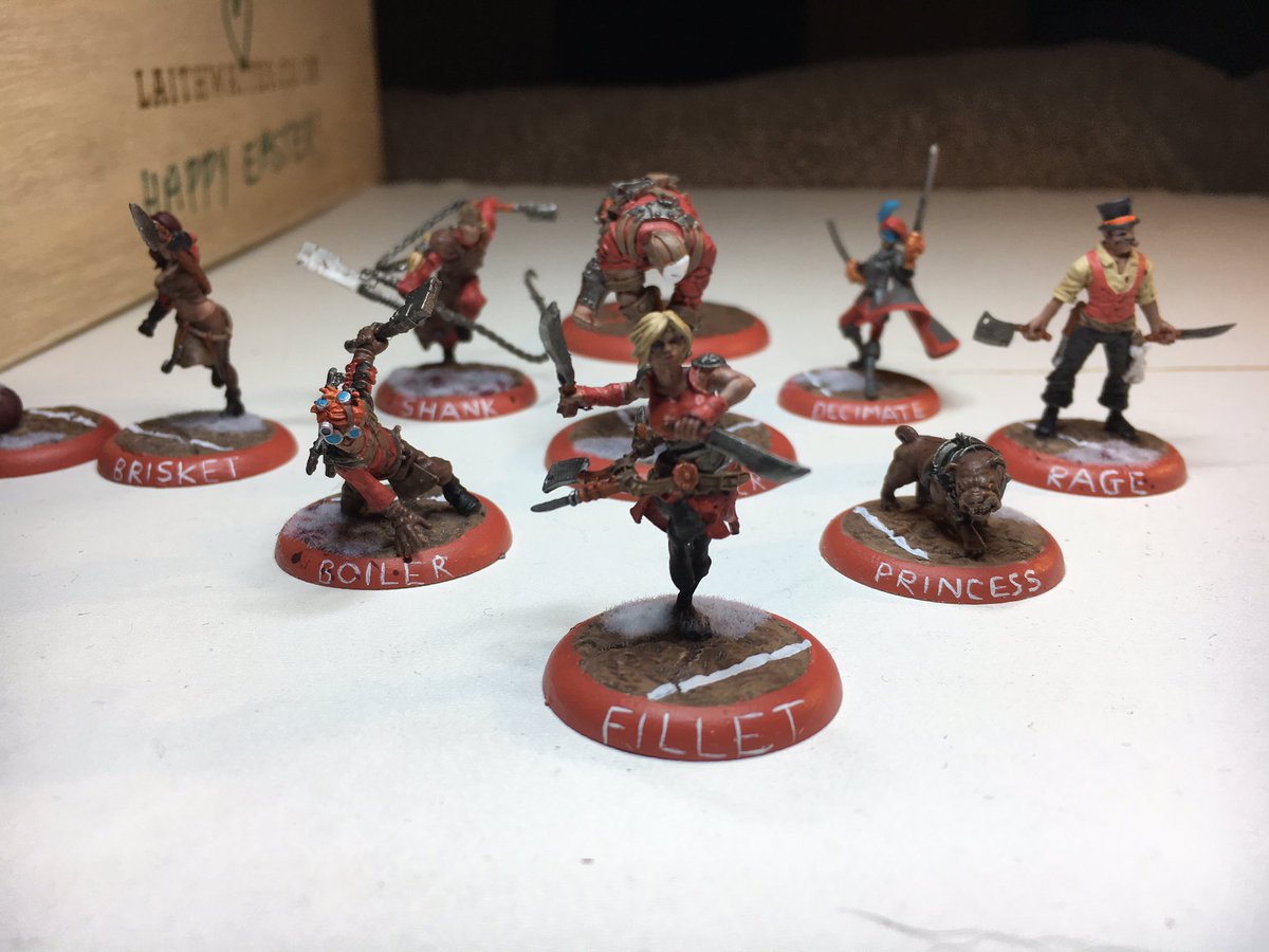 noodles (@noodles51) on Twitter photo First <a href="/GuildBall/">Guild Ball</a> tournament this weekend. Painting just about table ready for the @TheHeroicPlay Let's have at it, that Wooden Spoon's mine! First <a href="/GuildBall/">Guild Ball</a> tournament this weekend. Painting just about table ready for the @TheHeroicPlay Let's have at it, that Wooden Spoon's mine!