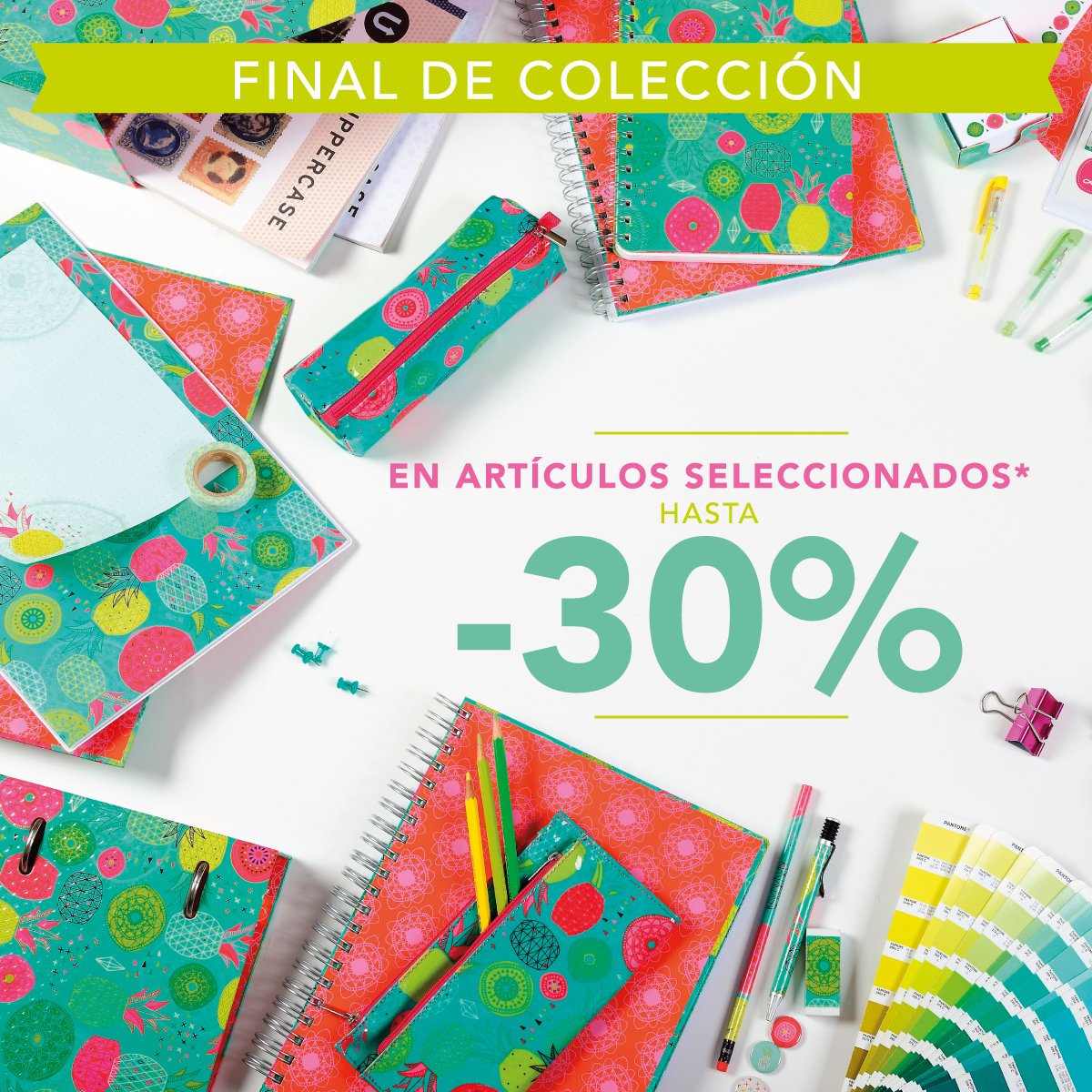 No te quedes sin nuestro colorido diseño ANANAS. Solo por este mes con el 30% de descuento*. hojas.com.co #Promocion #Descuentos