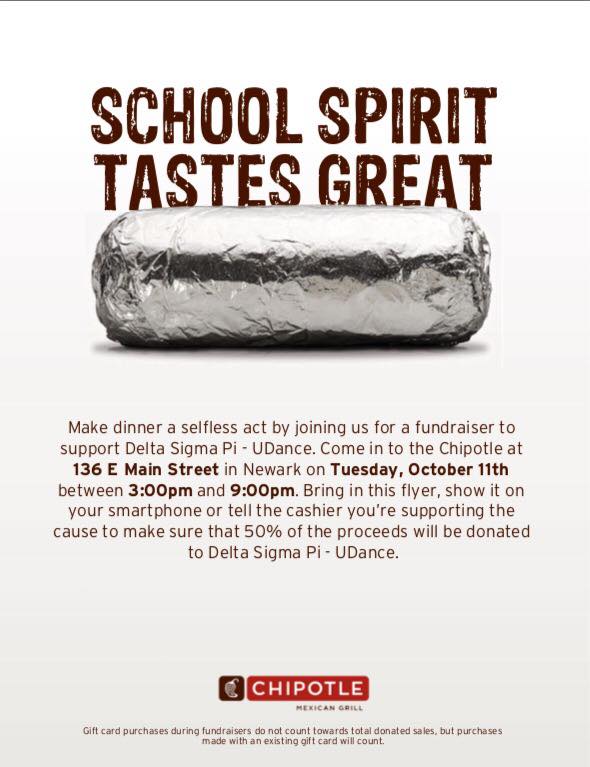 UDance's tweet photo. Who doesn't love Chipotle? Well now you can combine your love for burritos with your love of fighting childhood cancer! #FTKTuesday https://t.co/pvzvsig7ta