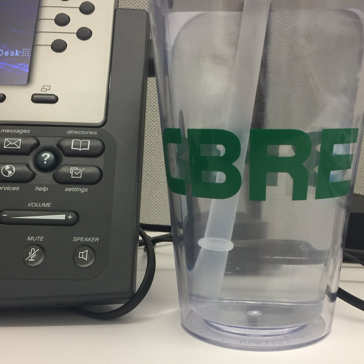 kcsickler's tweet photo. #Reusable cup joining in the #GreenWeekOct16 fun @CBRESoCal Newport Beach office! https://t.co/bkKJ9SFmNO