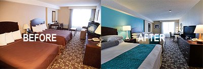 Hojo_Niagara's tweet photo. Our recently renovated rooms! We'll complete all 200 of them in the next few months @NFallsTourism @VictoriaCtrBIA https://t.co/OPfscbyL6R https://t.co/cp9agWklSj