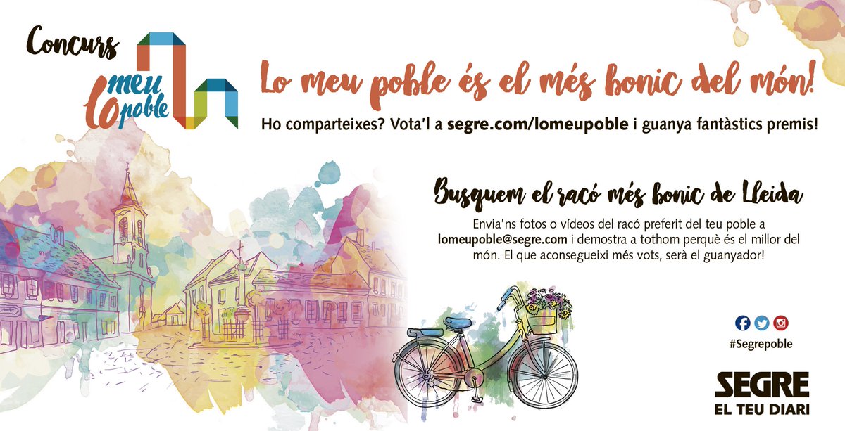 Quin és el poble més maco de #Lleida? Entra a segre.com/lomeupoble/ i vota el teu preferit o puja fotos #Segrepoble Ara, guanya #Peramola