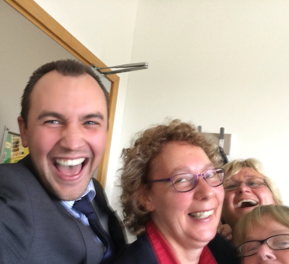 Celebrating 65 years service between these three today congratulations 🎉 @TashHammond <a href="/mistry_dimple/">Dimple</a>