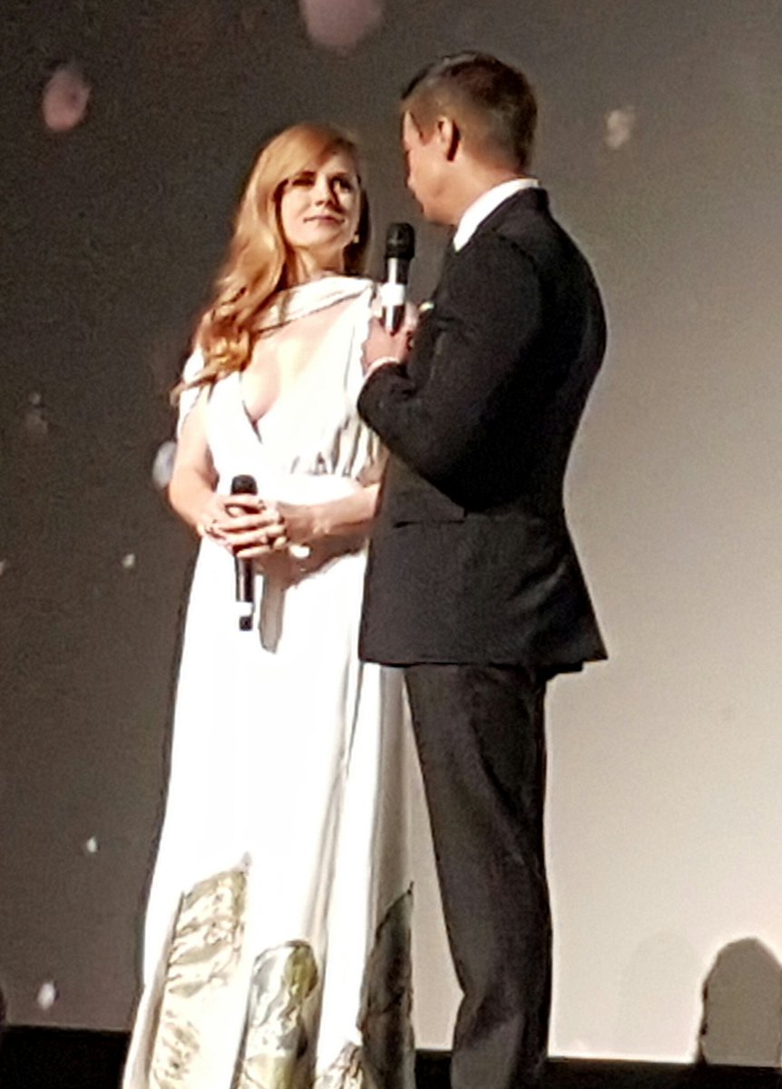 JackieDWithey's tweet photo. @arrivalmovie Thanks for joining me @Squeezedmedia @JGingell @queenbeedeborah last night #LFF2016 https://t.co/jVUIILltU9