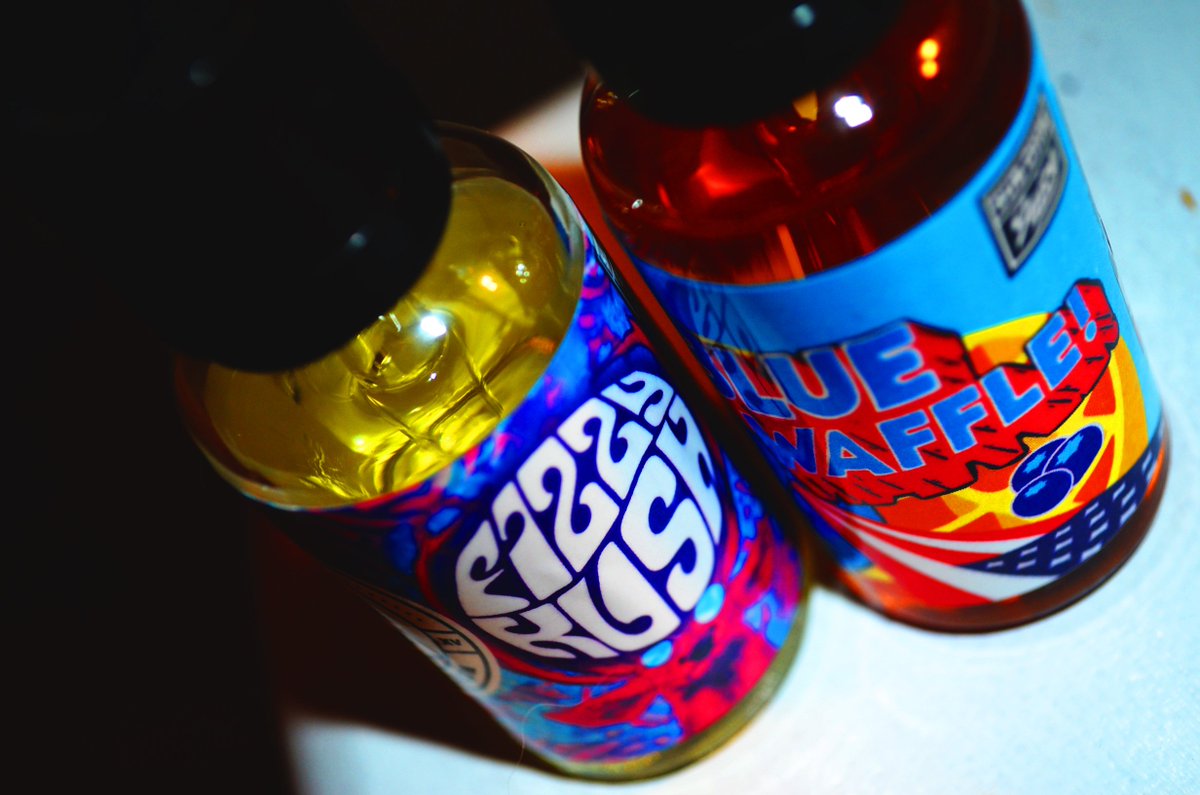 #fizzykush &amp; #bluewaffle!
For vape shop wholesale prices email - sales@subohmjuice.com

#subohmjuice #blonutmilk