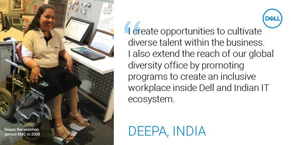 TechSpecWill's tweet photo. A diversity champion who joined EMC in 2008 is now part of @DellEMCIndia! https://t.co/IJzZe0CbVE #Iwork4Dell https://t.co/noG2JBJclp