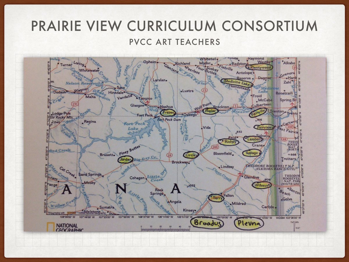 HeilLine's tweet photo. Excited to talk #ArtStandards with these rural teachers in eastern Montana. #PVCCArtEvent https://t.co/jPxo3Q0SjT