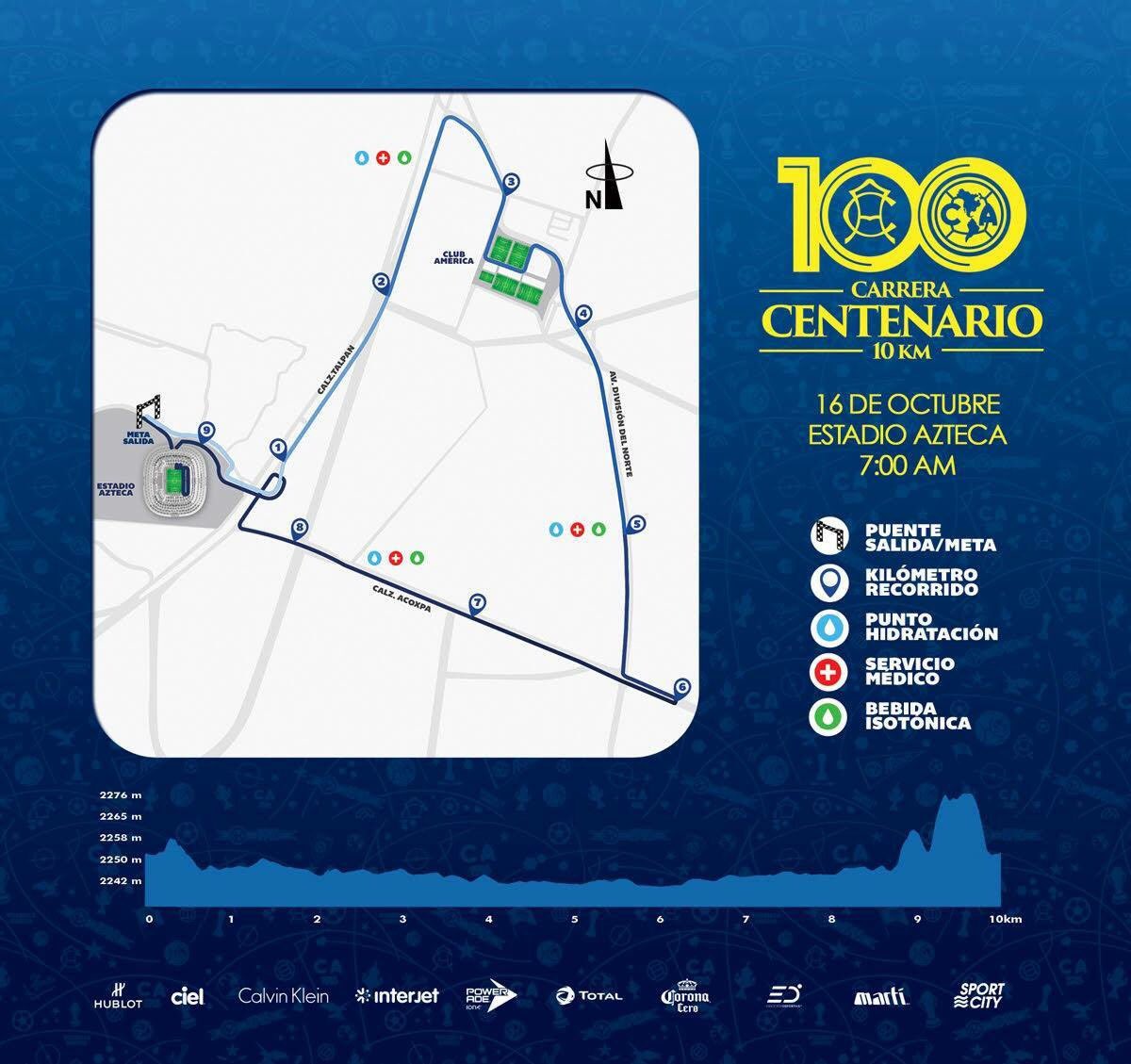 RunFreaksCui's tweet photo. Les compartimos la ruta de la #CarreraCentenario https://t.co/025lFxWpus