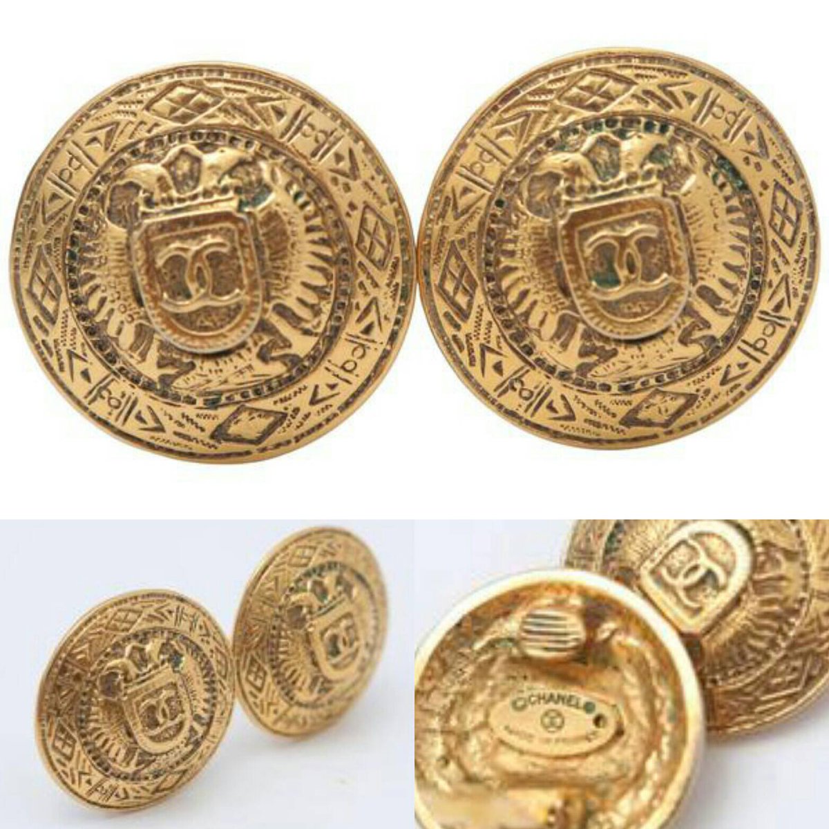 Collettenyc's tweet photo. #Chanel #Gold Engraved Clip-On #Earrings

$450

https://t.co/6DWVVeqmSc

#fashion #jewlery https://t.co/iKmpIrY7Bp