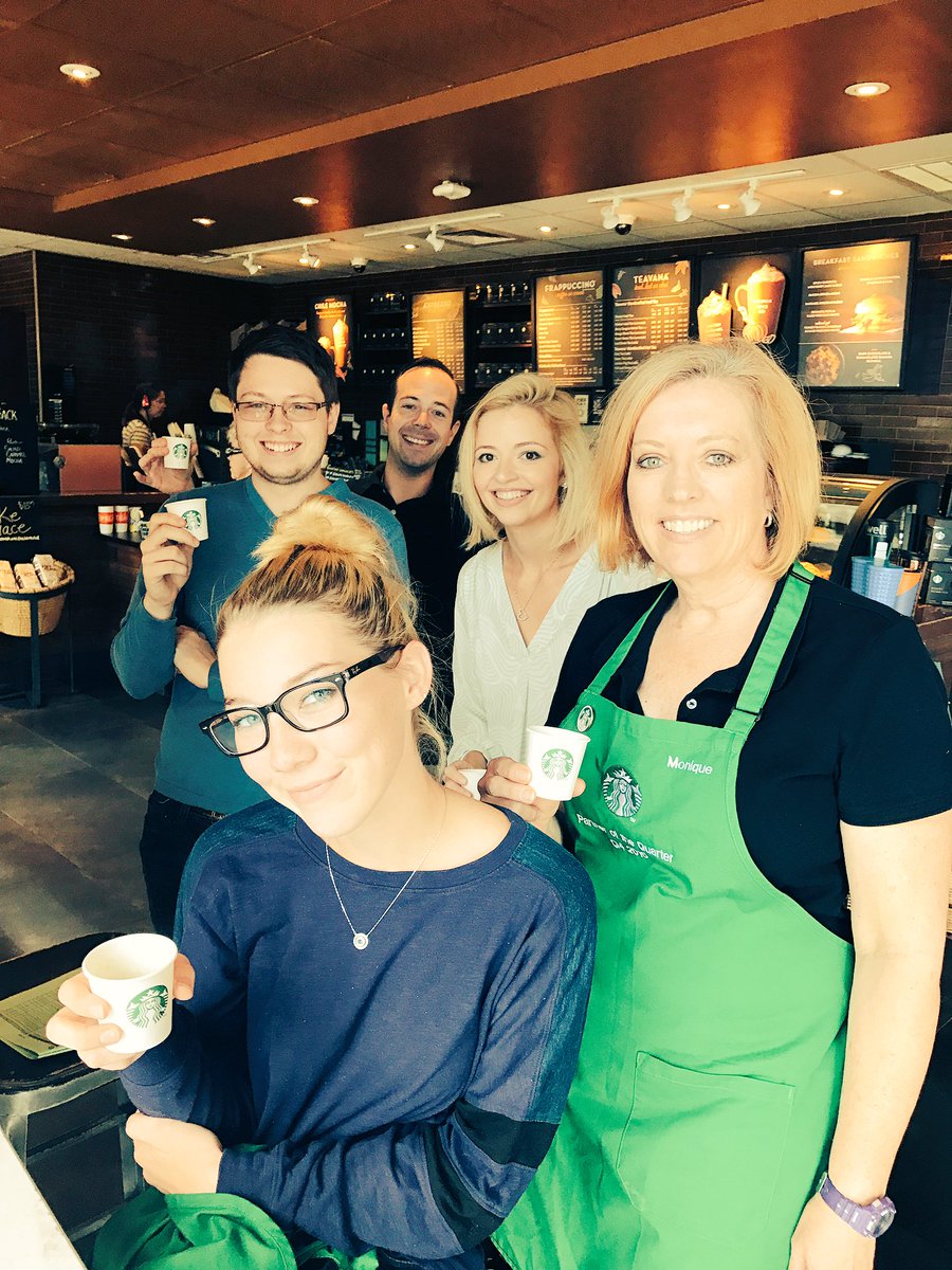 angipolzin's tweet photo. @Starbucks French Roast &amp; French Toast @bantambagels tasting! #tuesdaytastingswithbrett #tobeapartner @starbucksprtnrs #sarasota #d949 #bee https://t.co/FO6IMXu8ww
