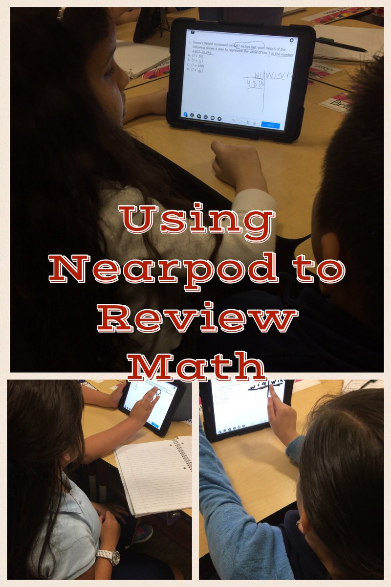 <a href="/MsTylersTechies/">Heather Tyler LaBrot</a> #CarrollColts use Nearpod to review math concepts before the nine weeks assessment.