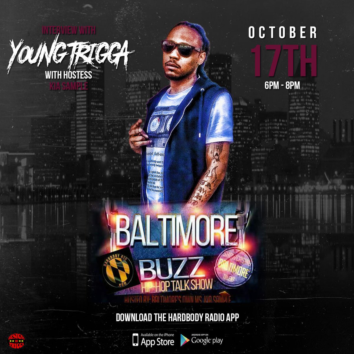 GmbDolla's tweet photo. Interview Oct 17th with @Bmorebuzz410 
#HardBodyRadio #radio #talkshow #hiphop #Baltimore 📻📻🎶🎶📡📡📱
Download the app and tune in https://t.co/juhQ1cjvX5