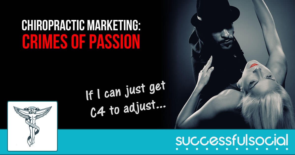 SuccessflSocial's tweet photo. #Chiropractors are (naturally) enthusiastic about your work. Can you come across as too #evangelical in #marketing? https://t.co/6aeDro5hZC https://t.co/pYvHLN9DMX