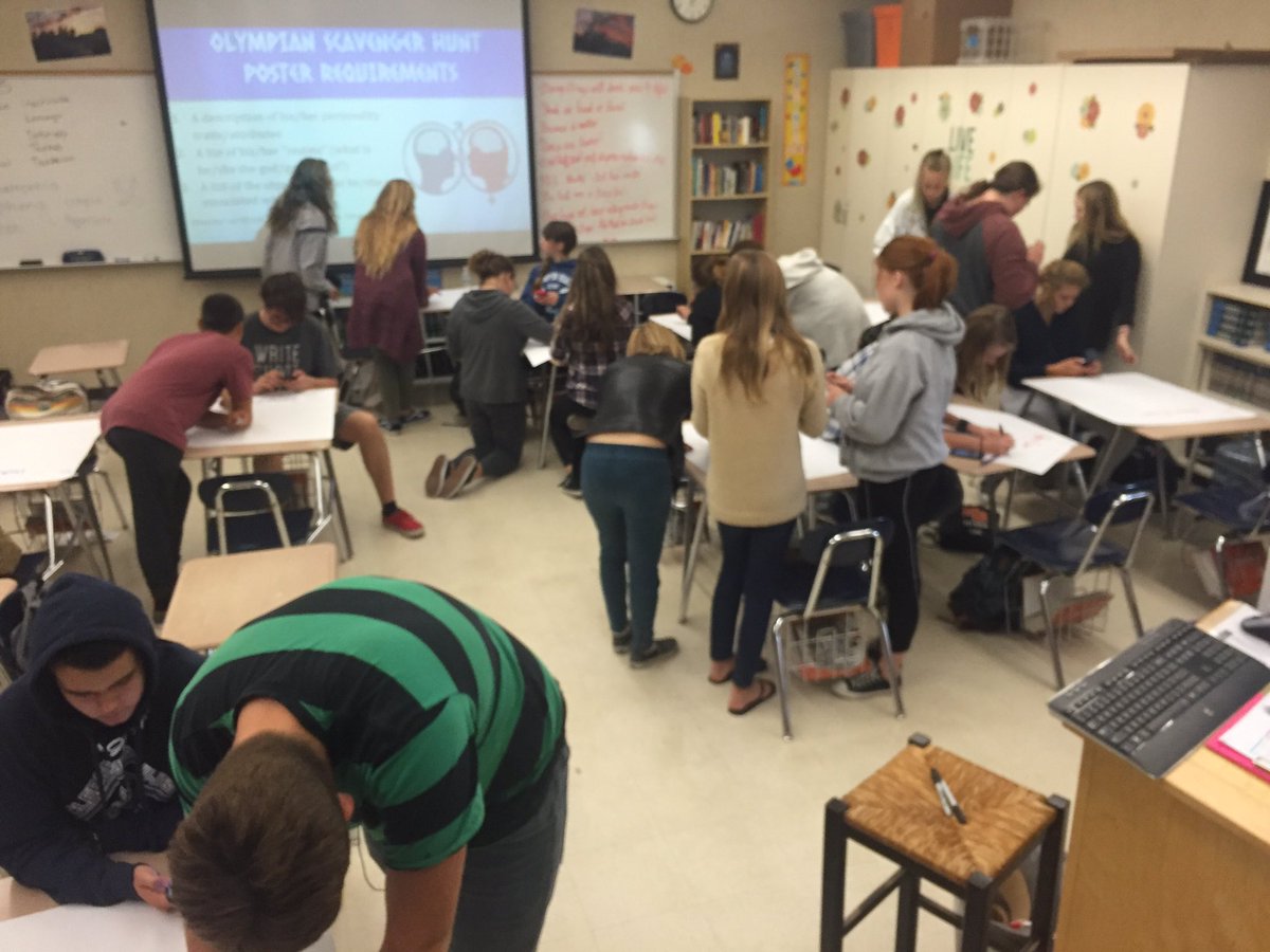 MrsWeedEdu's tweet image. Battle of the sexes, Olympian scavenger hunt #hblearns #multimodallearning #studentcenteredlearning