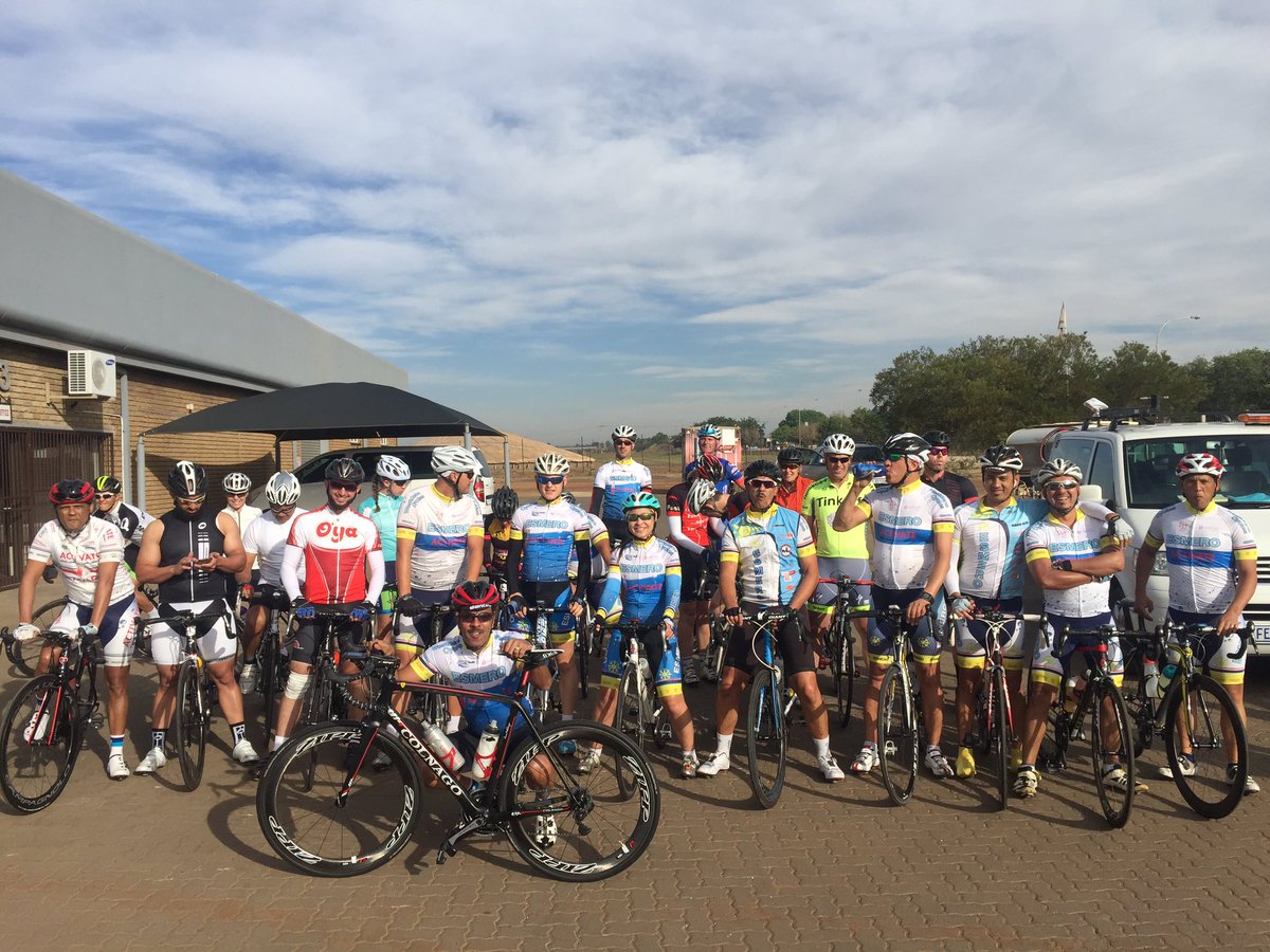ESMEROcycling's tweet photo. Well done to all Durban Tour riders for finishing Day 1!195km is tough but you did it!💪🏼🚴🚴🏻‍♀️rest well for Day 2😴@SteersSA @DebonairsPizza https://t.co/IIYEb2yzAH