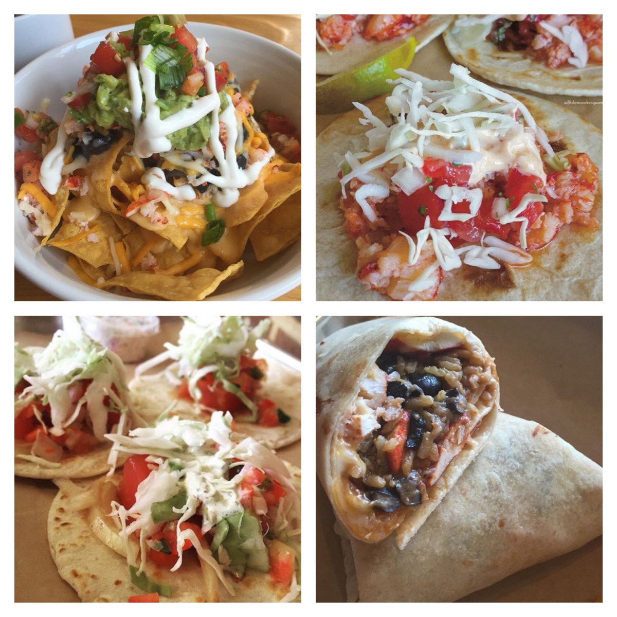 lobsternbeer's tweet photo. Don't limit to yourself to just #tacos on #TacoTuesday. #LobsterBurrito #LobsterNachos #LobsterTacos #AhitunaTacos https://t.co/D0qQ52KqDy