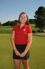 Emily Lauterbach of <a href="/Arrowheadschool/">ArrowheadSchools</a>  takes a 2-stroke lead for the individual title in Div. 1 at -3, 2 ahead of Alexis Thomas of Middleton.