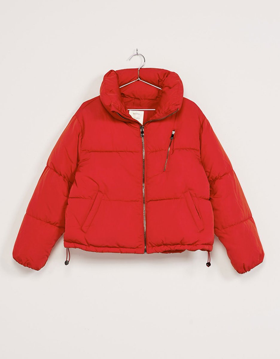 bershka flash padded jacket