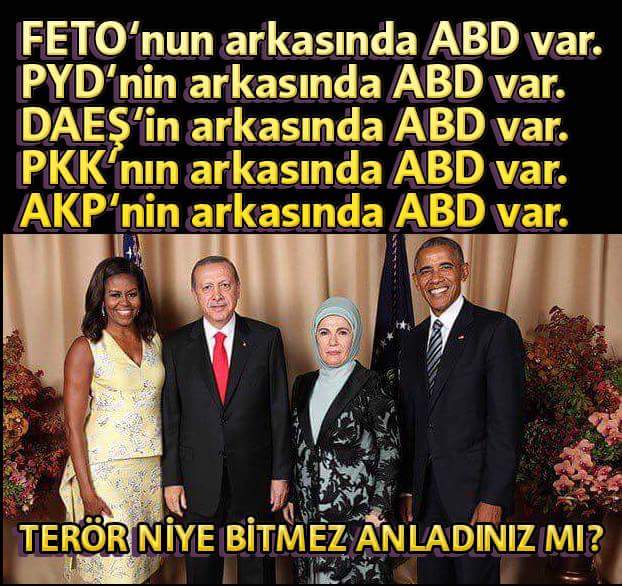 Obama sakın FETÖYÜ gönderme hee ben oy için söyledim  sakın gönderme benim  seçmenim koyundur gerçek sanıyolar