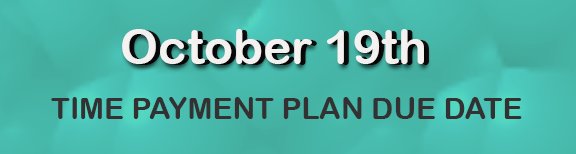 PurchaseSFS's tweet image. REMINDER: If you signed up for the Fall 2016 Time Payment Plan, your 2nd installment is due next Wednesday.