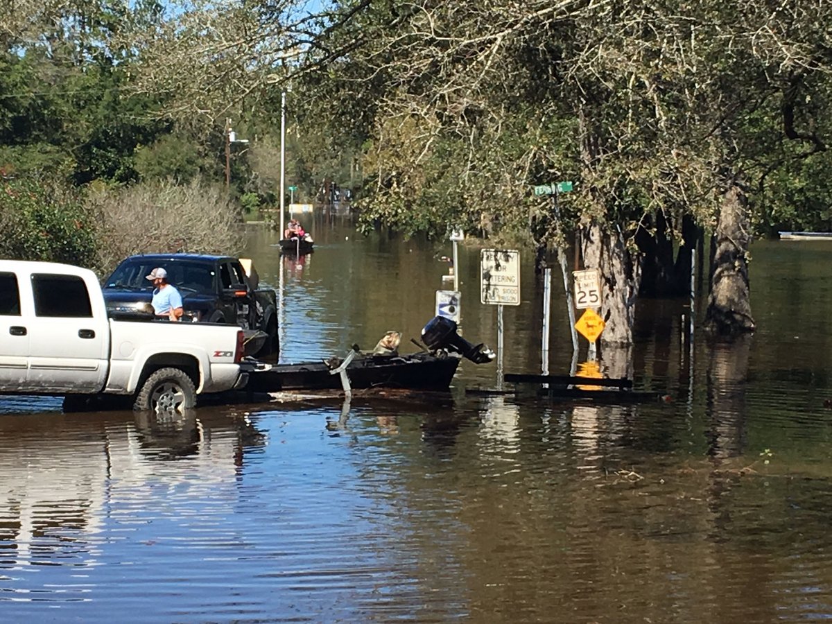 Flooding along the little pee dee river in gallivants ferry is a major