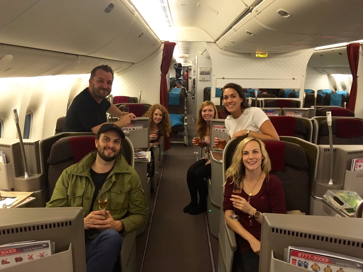 LibbyMarshPR's tweet photo. Upgraded to Business Class with @Garuda_UK #ExploringIndonesia #PressTrip https://t.co/s6sfUZIPly