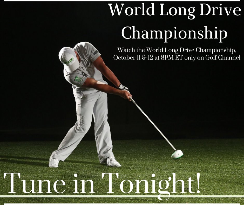 Tune in and watch the World Long Drive Championship, October 11 &amp; 12 at 8PM ET only on Golf Channel.
ow.ly/rEC63054gk6