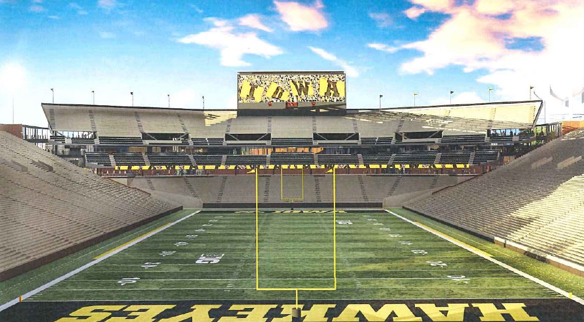 hawkcentral's tweet photo. Uhh... Whoa. 

More on the Kinnick renovations via @ChadLeistikow. https://t.co/8LtLICp69f https://t.co/SANmufguxL