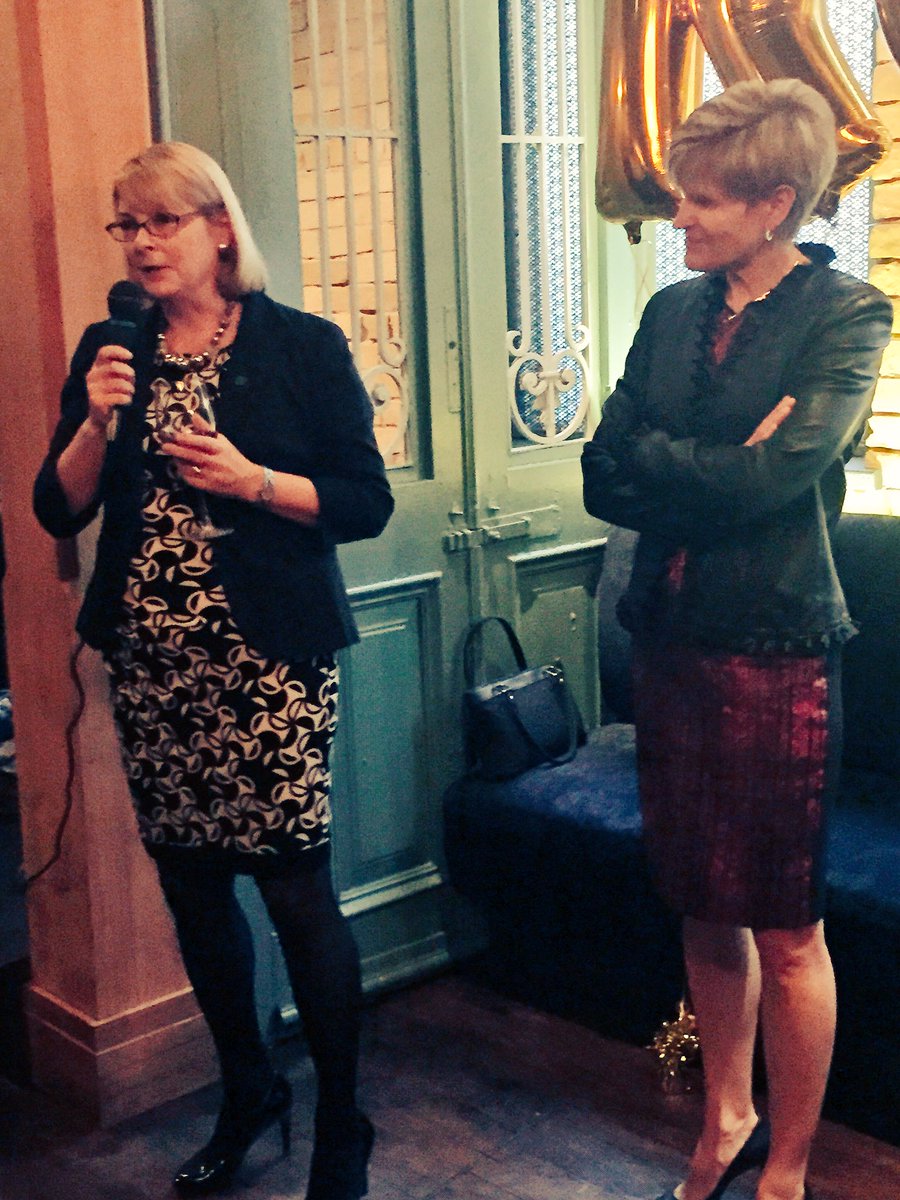 JulieFolch_td's tweet photo. @TeriCurrie_TD with Chris Morris celebrating RESL! #RESLRocks https://t.co/BVHXUGyE5h