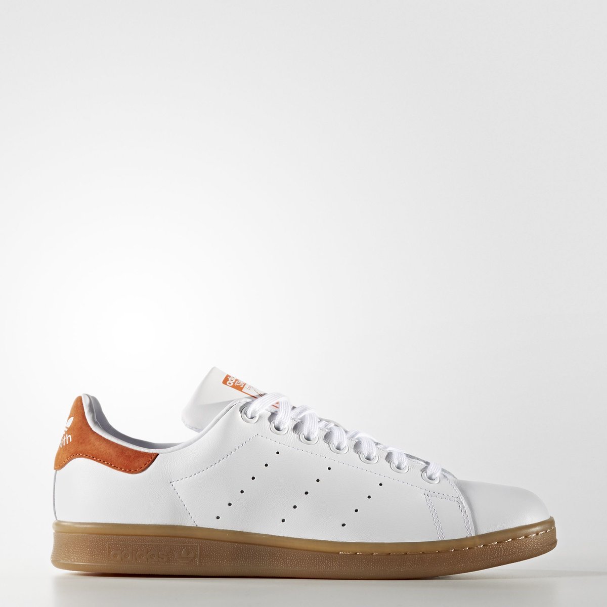 stan smith orange gum sole