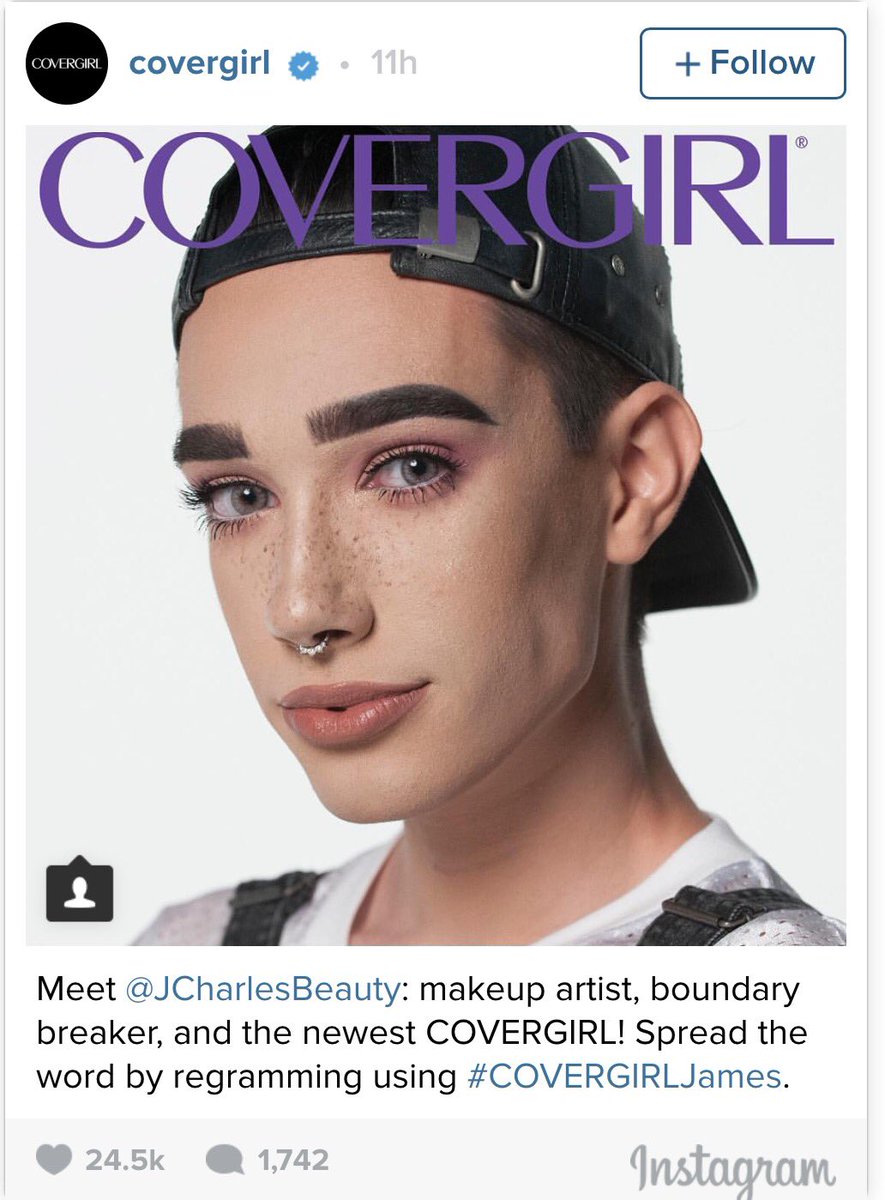 ericastacey's tweet image. Nice work @COVERGIRL James has clearly mastered the Instagram brow #COVERGIRLJames